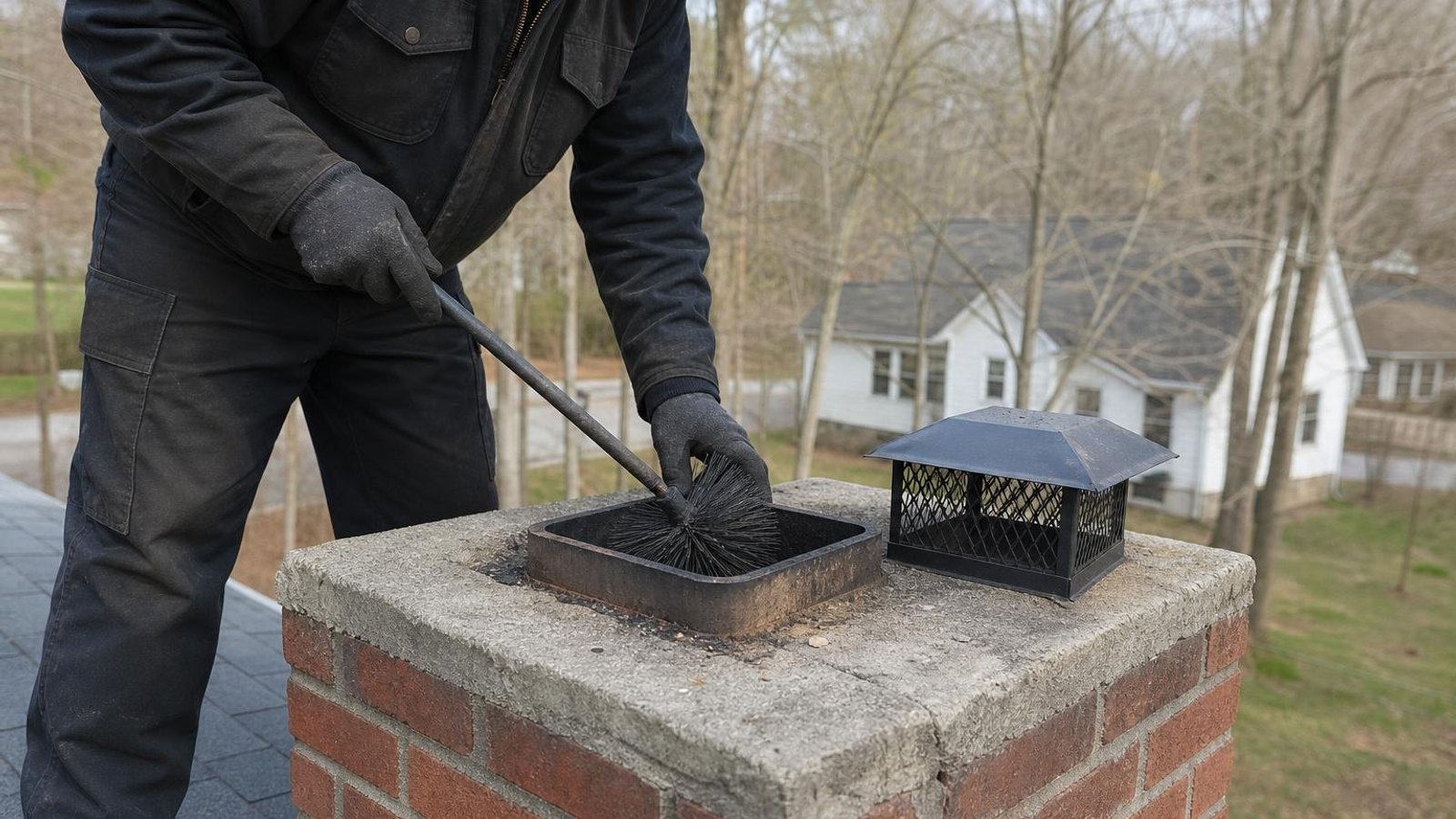 Practical chimney sweep & inspection in Pelzer